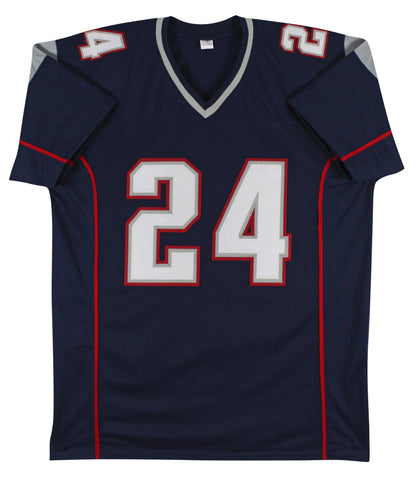 Ty Law Signed Patriots Jersey Inscribed "HOF 19" (Beckett Witnessed)