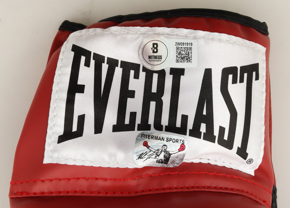 Mike Tyson Signed Everlast Boxing Glove (Beckett Witnessed & Tyson)