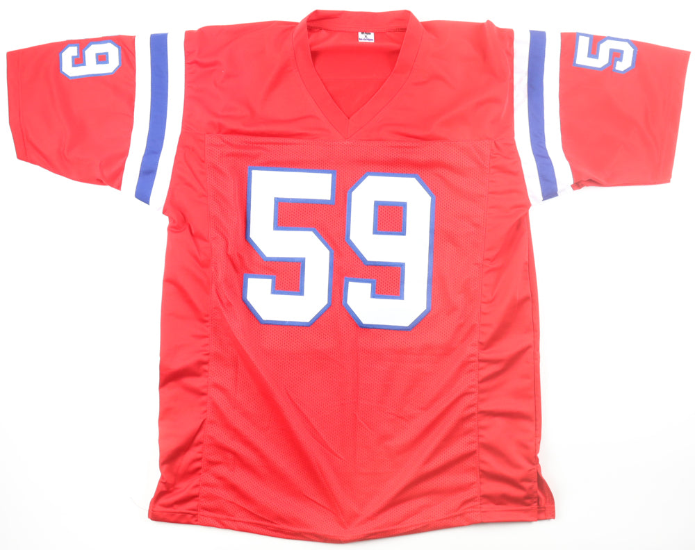 Vincent Brown signed Patriots Jersey The Undertaker'" — JSA authenticated — view 3