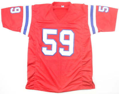 Vincent Brown signed Patriots Jersey The Undertaker'" — JSA authenticated — view 3