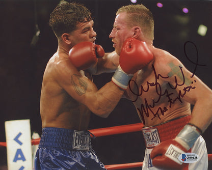 "Irish" Micky Ward Signed 8x10 Photo w/Gatti Inscribed "The Fighter" (Beckett)