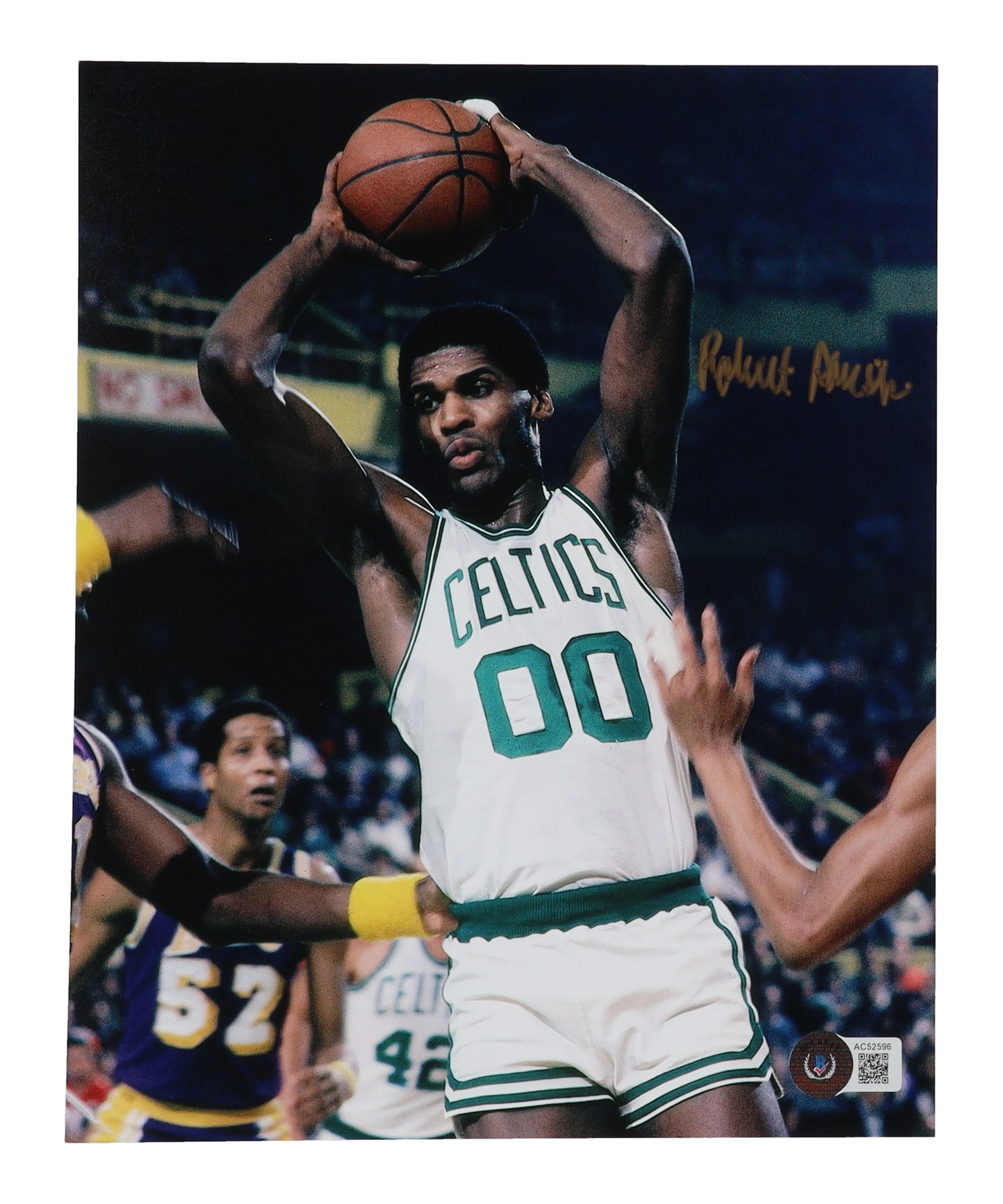 Robert Parish signed Celtics Photo — Beckett authenticated