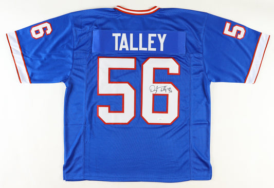 Buffalo Bills Linebacker Darryl Talley Signed Jersey (JSA Witnessed)