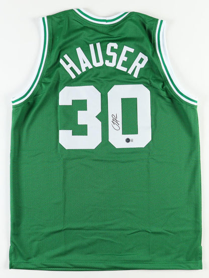 Sam Hauser Signed Home Boston Celtics Jersey (Beckett Witnessed)