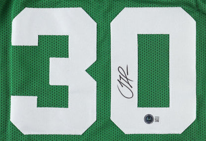 Sam Hauser Signed Home Boston Celtics Jersey (Beckett Witnessed)