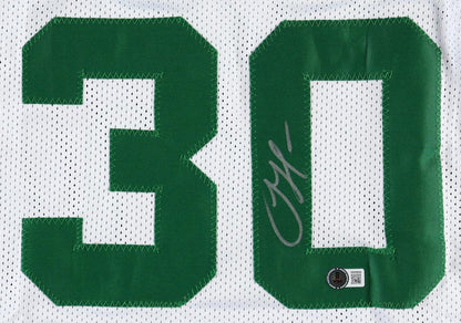 Sam Hauser Signed Away Boston Celtics Jersey (Beckett Witnessed)